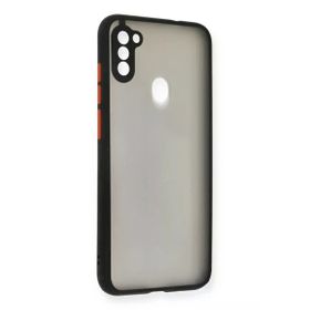 Newface Samsung Galaxy A11 Montreal Silikon Kapak Siyah Cep Telefonu Kılıfı