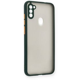 Newface Samsung Galaxy A11 Montreal Silikon Kapak Yeşil Cep Telefonu Kılıfı