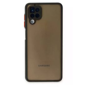 Newface Samsung Galaxy A12 Montreal Silikon Kapak Siyah Cep Telefonu Kılıfı
