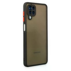 Newface Samsung Galaxy A12 Montreal Silikon Kapak Siyah Cep Telefonu Kılıfı