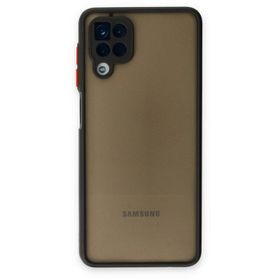 Newface Samsung Galaxy A12 Montreal Silikon Kapak Siyah Cep Telefonu Kılıfı