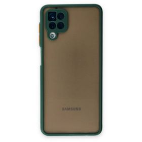 Newface Samsung Galaxy A12 Montreal Silikon Kapak Yeşil Cep Telefonu Kılıfı