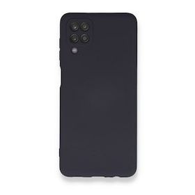 Newface Samsung Galaxy A12 Nano İçi Kadife Silikon Lacivert Cep Telefonu Kılıfı