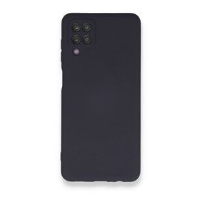 Newface Samsung Galaxy A12 Nano İçi Kadife Silikon Lacivert Cep Telefonu Kılıfı