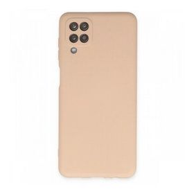 Newface Samsung Galaxy A12 Nano İçi Kadife Silikon Pudra Cep Telefonu Kılıfı