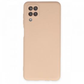 Newface Samsung Galaxy A12 Nano İçi Kadife Silikon Pudra Cep Telefonu Kılıfı