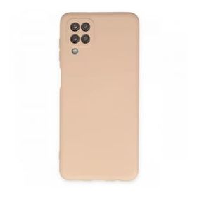 Newface Samsung Galaxy A12 Nano İçi Kadife Silikon Pudra Cep Telefonu Kılıfı