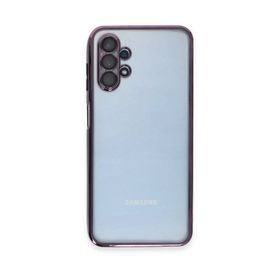 Newface Samsung Galaxy A13 4G Razer Lensli Silikon - Mor Kılıf