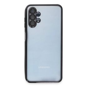 Newface Samsung Galaxy A13 4G Razer Lensli Silikon - Siyah Kılıf