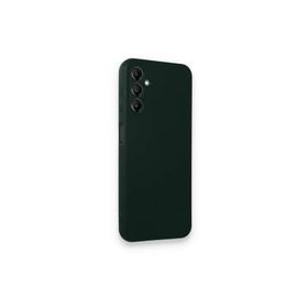 Newface Samsung Galaxy A14 4G First Silikon Koyu Yeşil Cep Telefonu Kılıfı