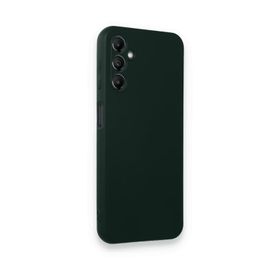 Newface Samsung Galaxy A14 4G First Silikon Koyu Yeşil Cep Telefonu Kılıfı