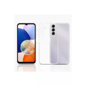 Newface Samsung Galaxy A14 4G Lüx Şeffaf Silikon Cep Telefonu Kılıfı