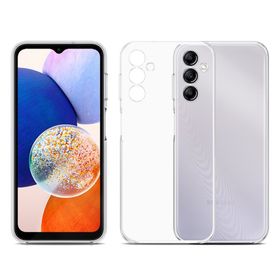 Newface Samsung Galaxy A14 4G Lüx Şeffaf Silikon Cep Telefonu Kılıfı