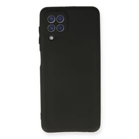 Newface Samsung Galaxy A22 First Silikon Siyah Cep Telefonu Kılıfı