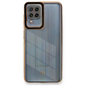 Newface Samsung Galaxy A22 Liva Lens Silikon - Siyah Kılıf