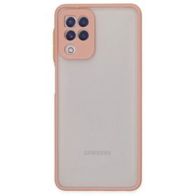 Newface Samsung Galaxy A22 Montreal Silikon Kapak Pembe Cep Telefonu Kılıfı