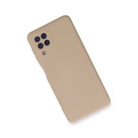 Newface Samsung Galaxy A22 Nano içi Kadife Silikon Pudra Cep Telefonu Kılıfı