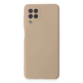 Newface Samsung Galaxy A22 Nano içi Kadife Silikon Pudra Cep Telefonu Kılıfı