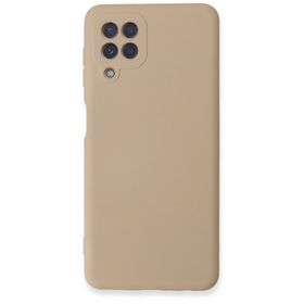 Newface Samsung Galaxy A22 Nano içi Kadife Silikon Pudra Cep Telefonu Kılıfı