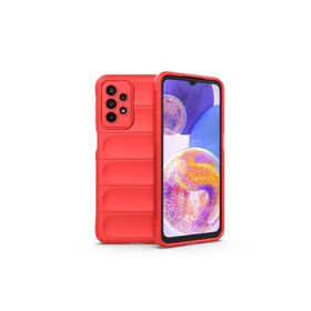 Newface Samsung Galaxy A23 4G Optimum Silikon - Kırmızı Kılıf