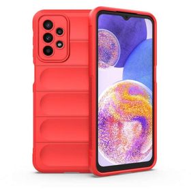 Newface Samsung Galaxy A23 4G Optimum Silikon - Kırmızı Kılıf
