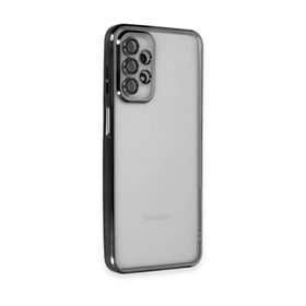 Newface Samsung Galaxy A23 4G Razer Lensli Silikon Siyah Cep Telefonu Kılıfı