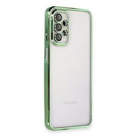 Newface Samsung Galaxy A23 4G Razer Lensli Silikon - Yeşil Kılıf