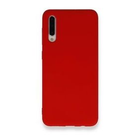 Newface Samsung Galaxy A30S Nano İçi Kadife Silikon Kırmızı Cep Telefonu Kılıfı