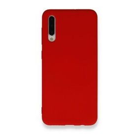 Newface Samsung Galaxy A30S Nano İçi Kadife Silikon Kırmızı Cep Telefonu Kılıfı