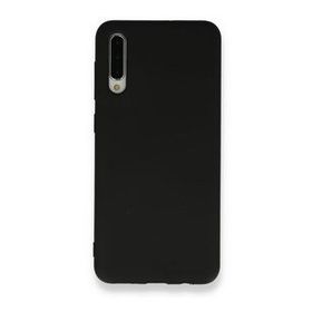 Newface Samsung Galaxy A30S Nano İçi Kadife Silikon Siyah Cep Telefonu Kılıfı