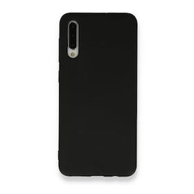 Newface Samsung Galaxy A30S Nano İçi Kadife Silikon Siyah Cep Telefonu Kılıfı
