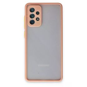 Newface Samsung Galaxy A52 Montreal Silikon Kapak Pembe Cep Telefonu Kılıfı