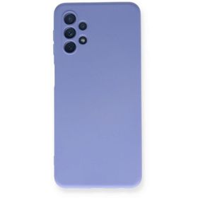 Newface Samsung Galaxy A52 Nano İçi Kadife Silikon Lila Cep Telefonu Kılıfı