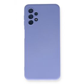 Newface Samsung Galaxy A52 Nano İçi Kadife Silikon Lila Cep Telefonu Kılıfı