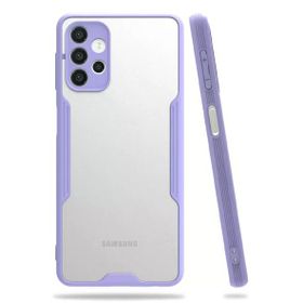 Newface Samsung Galaxy A52 Platin Silikon Lila Cep Telefonu Kılıfı