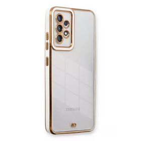 Newface Samsung Galaxy A53 5G Liva Lens Silikon Beyaz Cep Telefonu Kılıfı