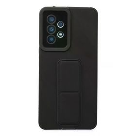Newface Samsung Galaxy A53 5G Mega Standlı Silikon Siyah Cep Telefonu Kılıfı