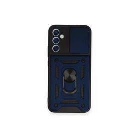 Newface Samsung Galaxy A54 5G Pars Lens Yüzüklü Silikon Lacivert Cep Telefonu Kılıfı