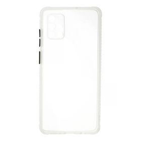 Newface Samsung Galaxy A71 Miami Şeffaf Silikon Şeffaf Cep Telefonu Kılıfı