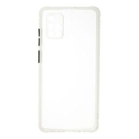 Newface Samsung Galaxy A71 Miami Şeffaf Silikon Şeffaf Cep Telefonu Kılıfı