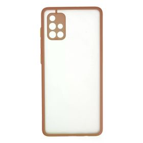 Newface Samsung Galaxy A71 Montreal Silikon Kapak Pembe Cep Telefonu Kılıfı