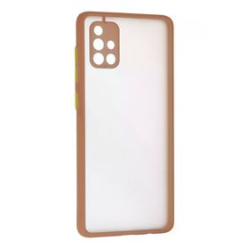 Newface Samsung Galaxy A71 Montreal Silikon Kapak Pembe Cep Telefonu Kılıfı