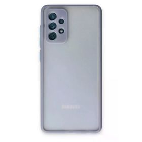 Newface Samsung Galaxy A72 Montreal Silikon Kapak Gri Cep Telefonu Kılıfı