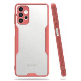 Newface Samsung Galaxy A72 Platin Silikon Pembe Cep Telefonu Kılıfı