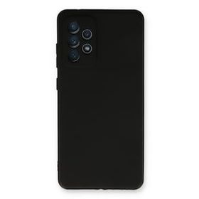 Newface Samsung Galaxy A73 5G First Silikon Siyah Cep Telefonu Kılıfı