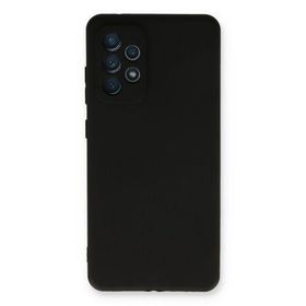 Newface Samsung Galaxy A73 5G First Silikon Siyah Cep Telefonu Kılıfı