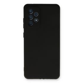 Newface Samsung Galaxy A73 5G First Silikon Siyah Cep Telefonu Kılıfı