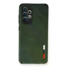 Newface Samsung Galaxy A73 5G Loop Deri Silikon Yeşil Cep Telefonu Kılıfı