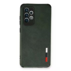 Newface Samsung Galaxy A73 5G Loop Deri Silikon Yeşil Cep Telefonu Kılıfı