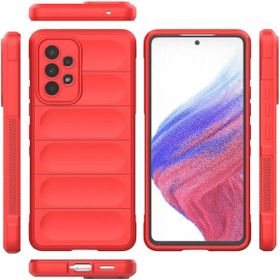 Newface Samsung Galaxy A73 5G Optimum Silikon Kırmızı Cep Telefonu Kılıfı